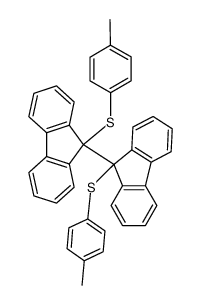 9,9'-Bis-(S-p-tolylthio)-difluorenyl Structure