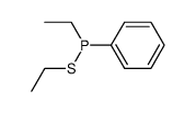 ethyl ester of ethylphenylthiophosphinic acid Structure