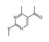 1-(4-甲基-2-( 甲硫基)嘧啶-5-基)乙-1-酮结构式