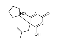 5-Cyclopentyl-5-(2-methyl-2-propenyl)-2,4,6(1H,3H,5H)-pyrimidinetrione picture