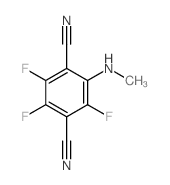 1,4-Benzenedicarbonitrile, 2-methylamino-3,5,6-trifluoro- picture