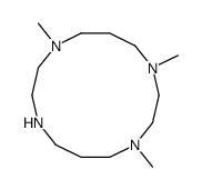 1,4,8,11-Tetraazacyclotetradecane, 1,4,8-trimethyl- structure