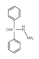 Phosphinic hydrazide,P,P-diphenyl- structure