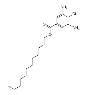 dodecyl 4-chloro-3,5-diaminobenzoate结构式