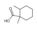 1,2-Dimethyl-cyclohexan-carbonsaeure-(1)结构式