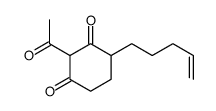 2-acetyl-4-pent-4-enylcyclohexane-1,3-dione Structure