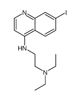 N',N'-diethyl-N-(7-iodoquinolin-4-yl)ethane-1,2-diamine Structure