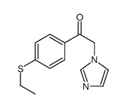 1-(4-ethylsulfanylphenyl)-2-imidazol-1-ylethanone Structure