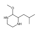 Piperazine, 2-methoxy-3-(2-methylpropyl)- (9CI) structure