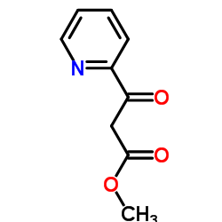 Methyl 3-oxo-3-(2-pyridinyl)propanoate structure