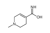 4-Pyridinecarboxamide,1,2,3,6-tetrahydro-1-methyl-(9CI)结构式