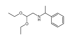 (1-phenyl-ethylamino)-acetaldehyde diethylacetal结构式