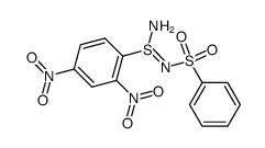 N-(phenylsulfonyl)-2,4-dinitrobenzenesulfinamidine结构式