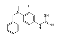 [4-[benzyl(methyl)amino]-3-fluorophenyl]thiourea结构式