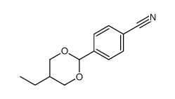 4-(5-乙基-1,3-二噁-2-基)苯甲腈结构式