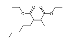 diethyl 2-methyl-3-n-pentylmaleate Structure