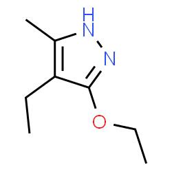 Pyrazole,5-ethoxy-4-ethyl-3-methyl- (2CI)结构式