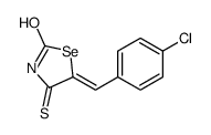 5-[(4-chlorophenyl)methylidene]-4-sulfanylidene-1,3-selenazolidin-2-one Structure