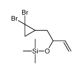 1-(2,2-dibromocyclopropyl)but-3-en-2-yloxy-trimethylsilane结构式