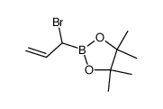 2-(1-bromo-2-propenyl)-4,4,5,5-tetramethyl-1,3,2-dioxaborolane Structure