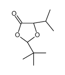 (2S,5S)-2-tert-butyl-5-propan-2-yl-1,3-dioxolan-4-one Structure