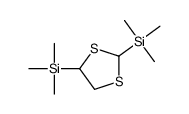 trimethyl-(2-trimethylsilyl-1,3-dithiolan-4-yl)silane Structure