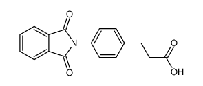 3-(4-(1,3-dioxoisoindolin-2-yl)phenyl)propanoic acid结构式