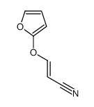 3-(furan-2-yloxy)prop-2-enenitrile Structure