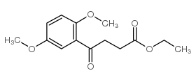 ETHYL 4-(2,5-DIMETHOXYPHENYL)-4-OXOBUTYRATE Structure