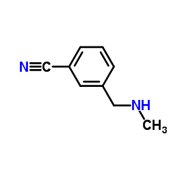 N-甲基-3-氰基苄胺结构式