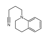 1(2H)-QUINOLINEBUTANENITRILE, 3,4-DIHYDRO- Structure