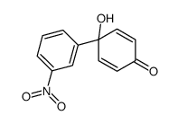 4-hydroxy-4-(3-nitrophenyl)cyclohexa-2,5-dien-1-one Structure