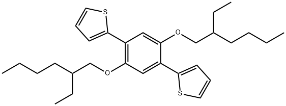 1,4-bis(thiophen-2-yl)-2,5-bis(2-ethylhexyloxy)benzene structure