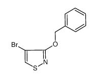 3-benzyloxy-4-bromoisothiazole结构式