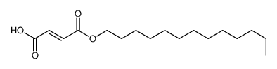 tridecyl hydrogen 2-butenedioate Structure