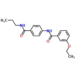 3-Ethoxy-N-[4-(propylcarbamoyl)phenyl]benzamide Structure