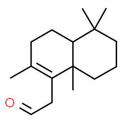 3,4,4a,5,6,7,8,8a-octahydro-2,5,5,8a-tetramethylnaphthalene-1-acetaldehyde Structure