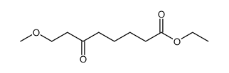 8-methoxy-6-oxo-octanoic acid ethyl ester Structure