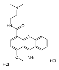 9-amino-N-[2-(dimethylamino)ethyl]-1-methoxyacridine-4-carboxamide,dihydrochloride Structure