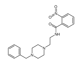 N-[2-(4-Benzyl-piperazin-1-yl)-ethyl]-2-nitro-benzamide Structure