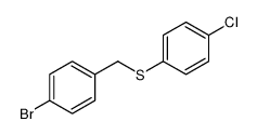 1-bromo-4-[(4-chlorophenyl)sulfanylmethyl]benzene图片