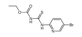 ethyl {[(5-bromopyridin-2-yl)amino]carbonothioyl}-carbamate结构式