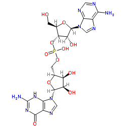 ADENYLYL-(3'-5')-GUANOSINE Structure