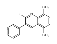 2-Chloro-5,8-dimethyl-3-phenylquinoline Structure