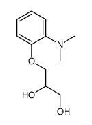 1,2-Propanediol, 3-(o-(dimethylamino)phenoxy)- Structure