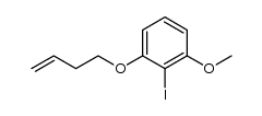 1-(but-3-en-1-yloxy)-2-iodo-3-methoxybenzene结构式