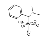 pentacarbonyl{(dimethylsulfonio)benzylide}tungsten结构式