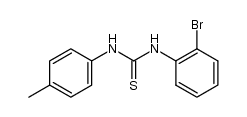 N-(2-bromo-phenyl)-N'-p-tolyl-thiourea Structure