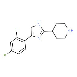 4-[5-(2,4-DIFLUORO-PHENYL)-1H-IMIDAZOL-2-YL]-PIPERIDINE picture