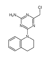 4-chloromethyl-6-(3,4-dihydro-2H-quinolin-1-yl)-[1,3,5]triazin-2-ylamine图片